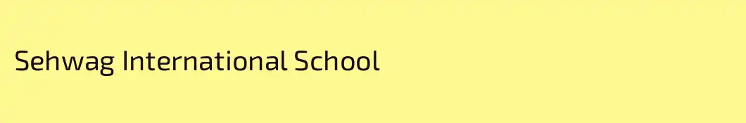 Sehwag International School